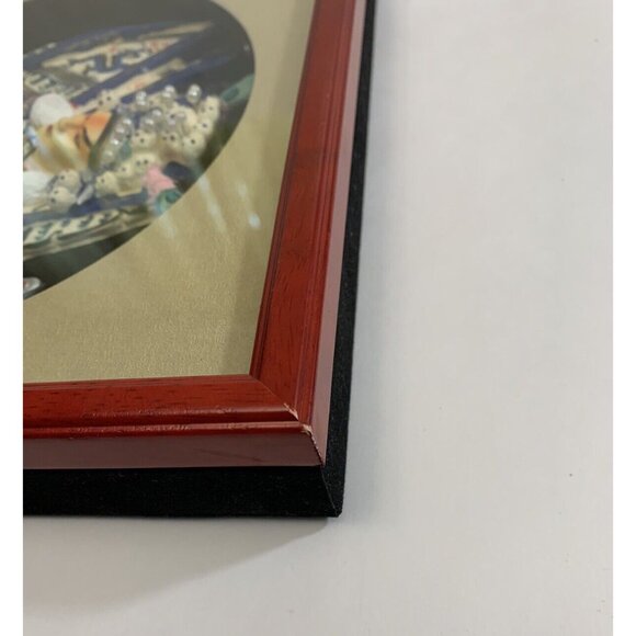 Framed 3D Art Chinese Historical Culture Shadowbox Zhou Yu Music Battle Chibi - Picture 11 of 12